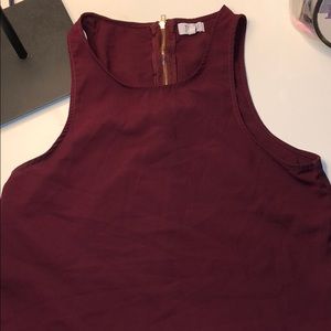 Tobi XS red crop top